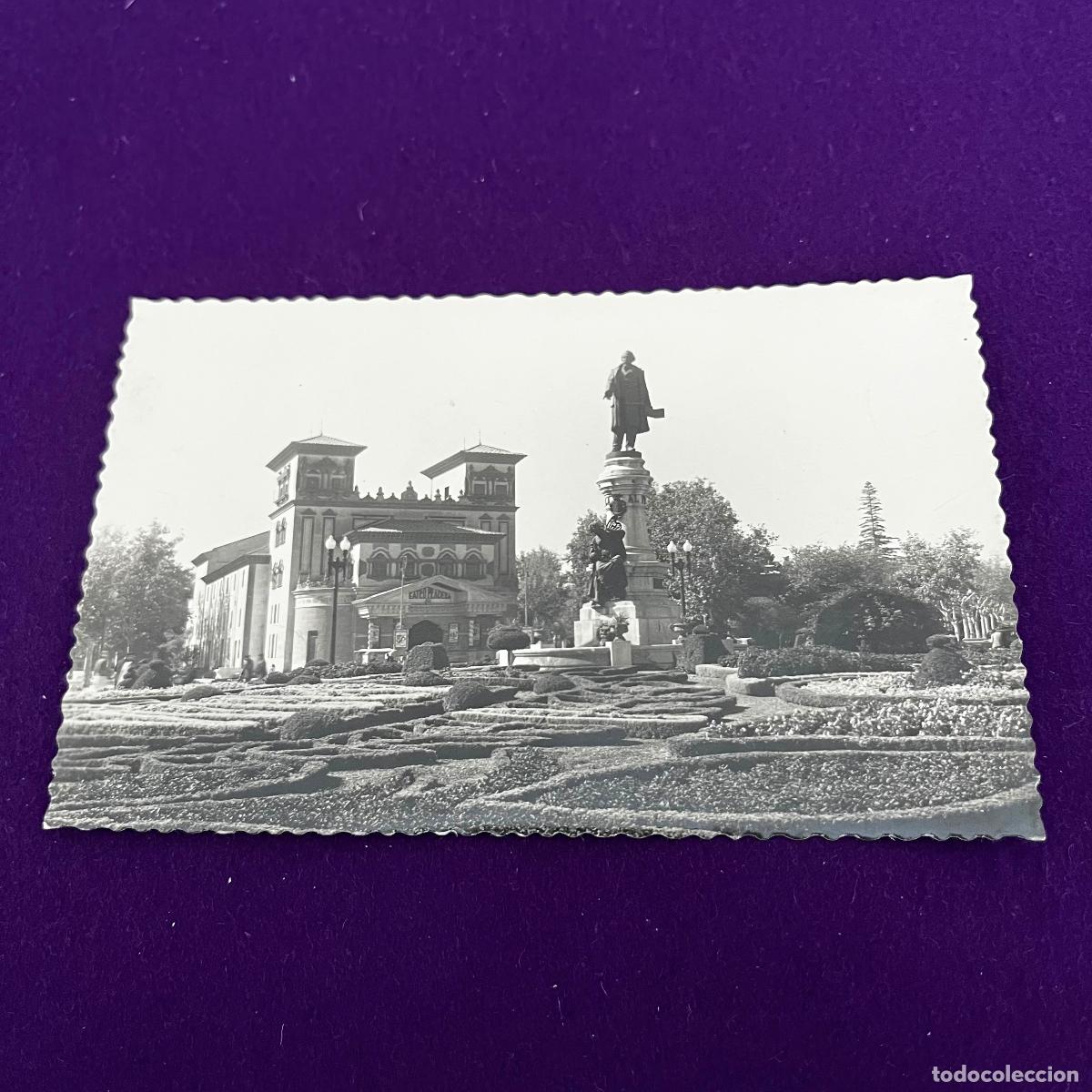 Postales: POSTAL DE VALLADOLID. MONUMENTO AL POETA ZORRILLA Y TEATRO PRADERA.