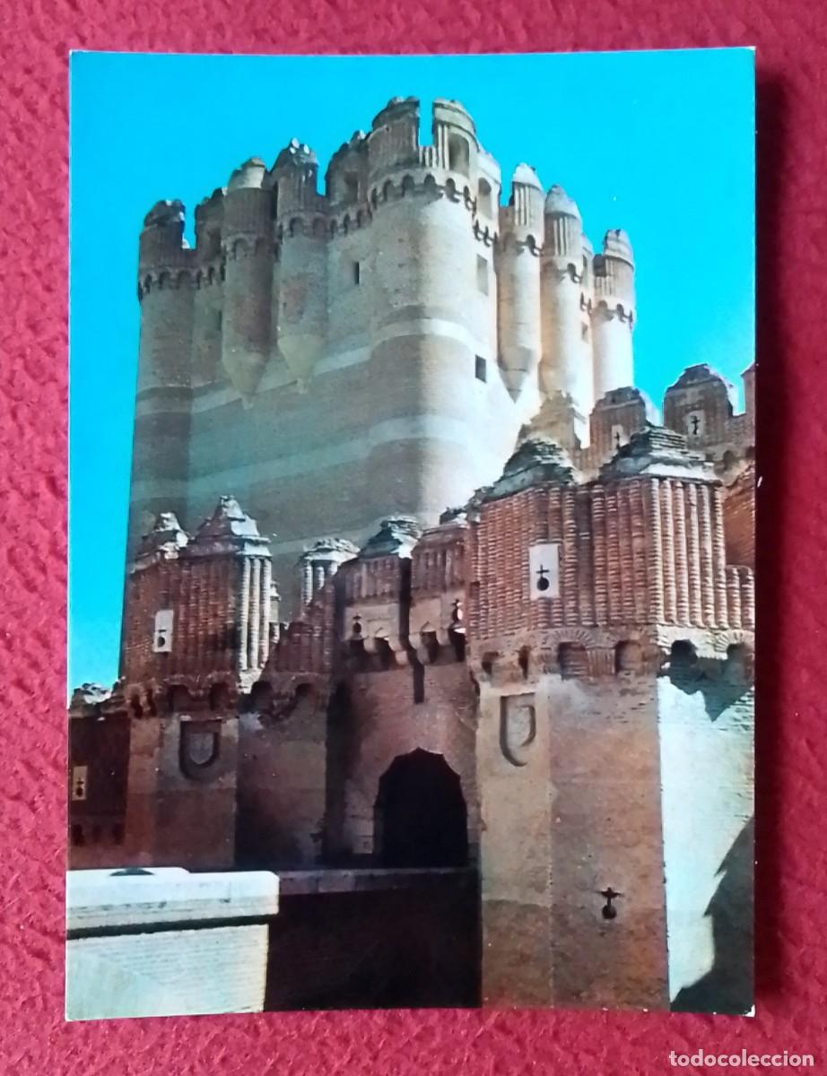 Postales: POSTAL CARTE POSTALE POST CARD CASTILLA Y LE&Oacute;N CASTILLO DE COCA SEGOVIA..MODERIN ACNE LAB. UPJOHN...
