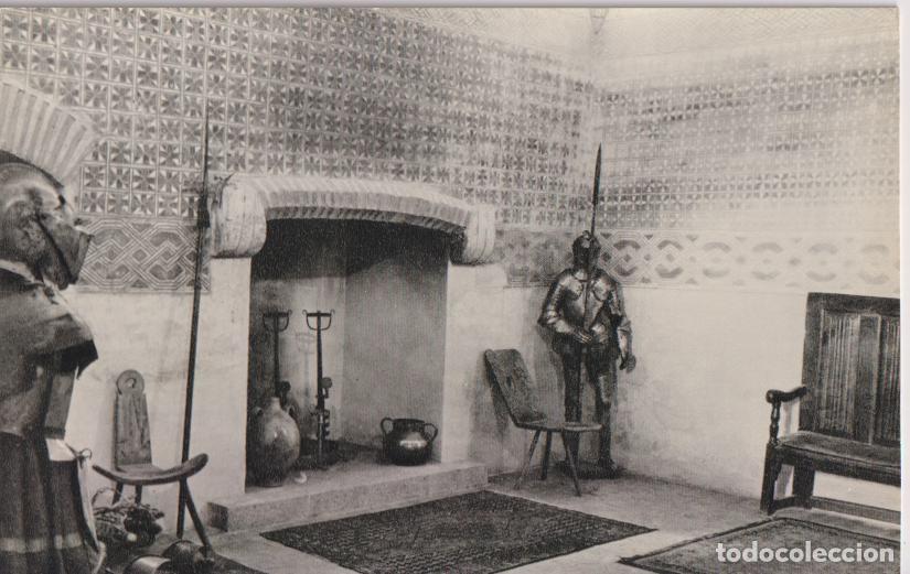 Postales: COCA (SEGOVIA) CASTILLO, DETALLE DE LA SALA DE ARMAS - H.FOURNIER N&ordm;27 - S/C