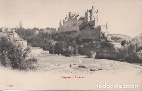 Postales: SEGOVIA ALCAZAR DORSO SIN DIVIDIR