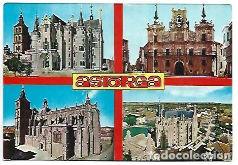 Postales: PALACIO-AYUNTAMIENTO.- ASTORGA - Foto 1