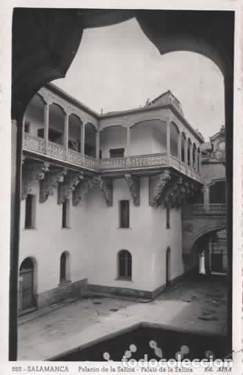 Postales: SALAMANCA PALACIO DE LA SALINA ESCRITA