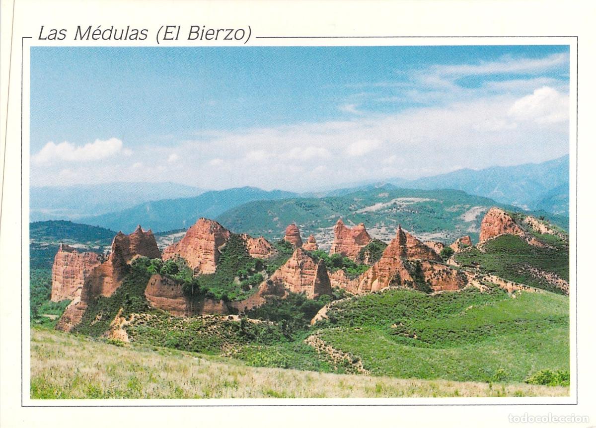 Postales: Postal de Las M&eacute;dulas, Paisaje de El Bierzo, Ponferrada, Le&oacute;n
