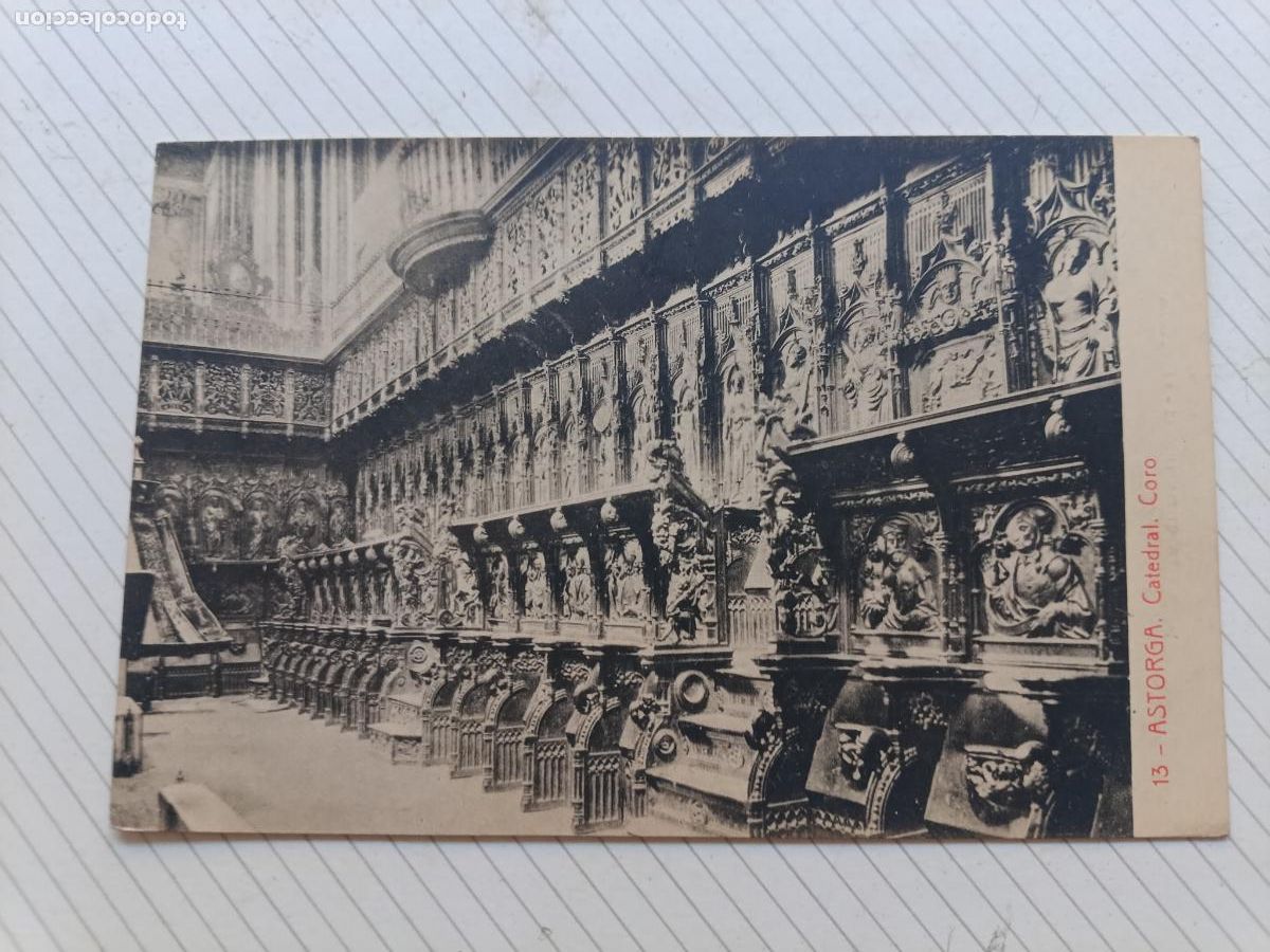 Postales: Astorga, postal antigua