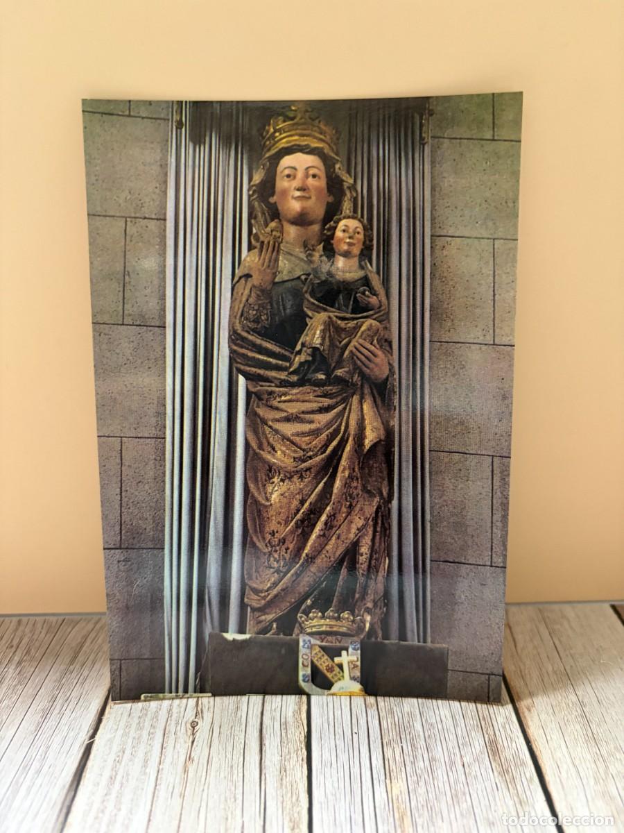 Cartoline: TARJETA POSTAL. LE&Oacute;N. COYANZA. VALENCIA DE DON JUAN. SANT&Iacute;SIMA VIRGEN DEL CASTILLO VIEJO.