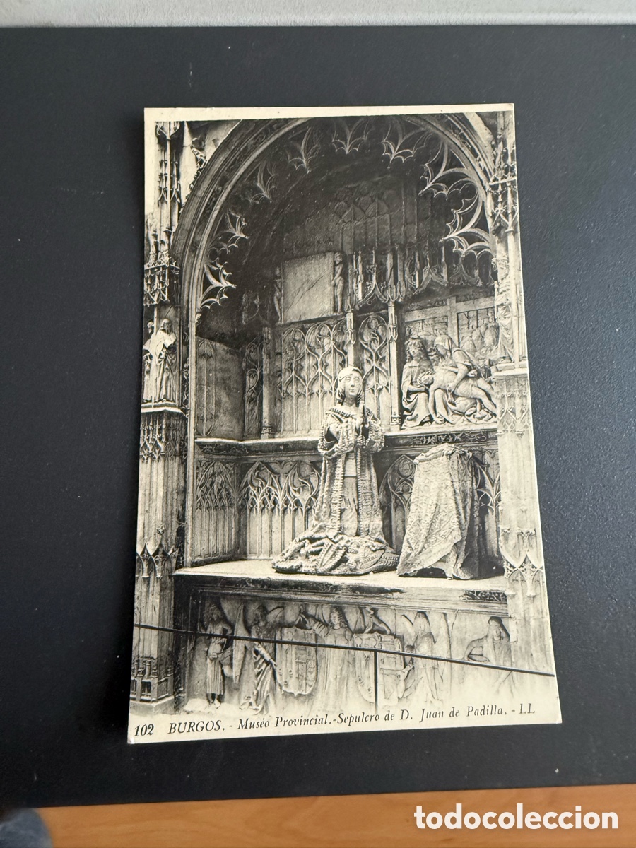 Postales: Postal. Burgos. Museo Provincial sepulcro de Don Juan de Padilla