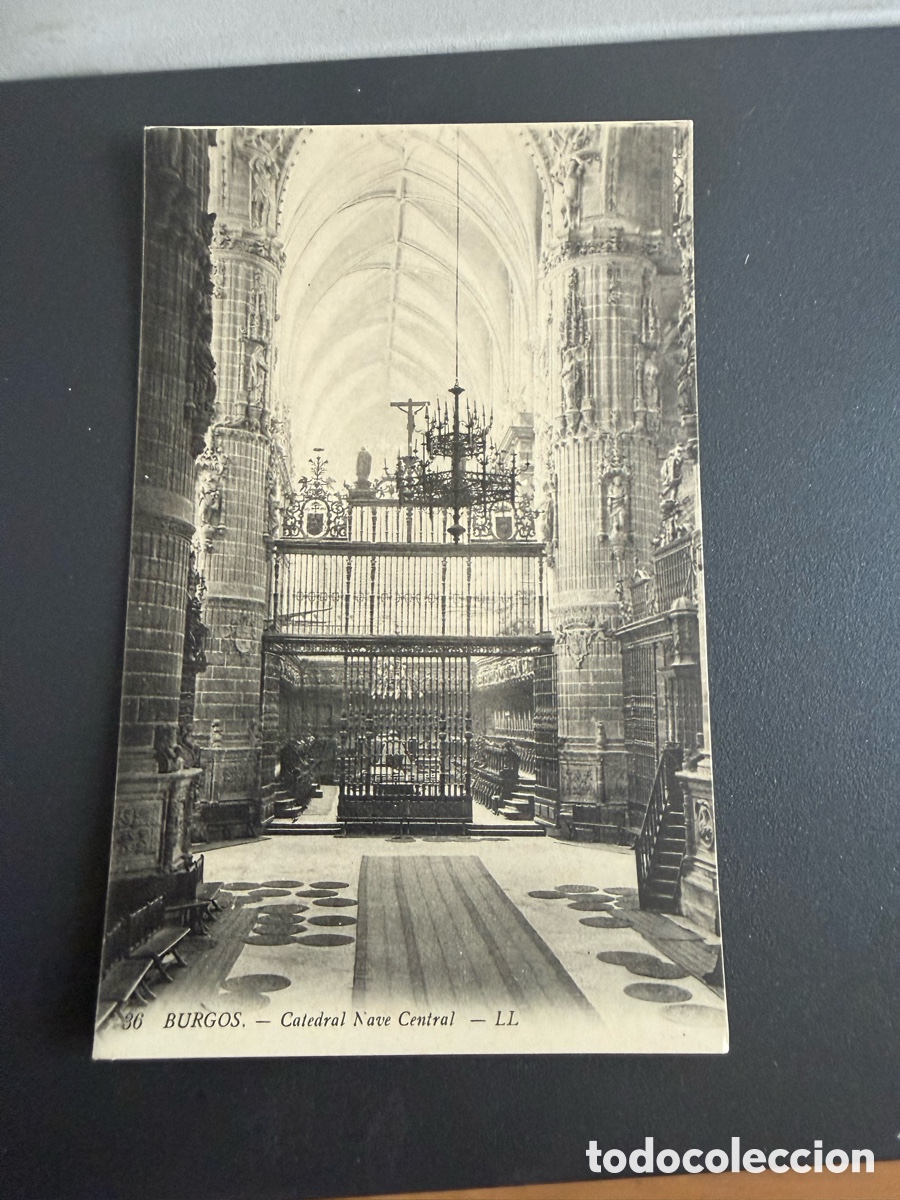 Postales: Postal. BURGOS. Catedral. Nave central