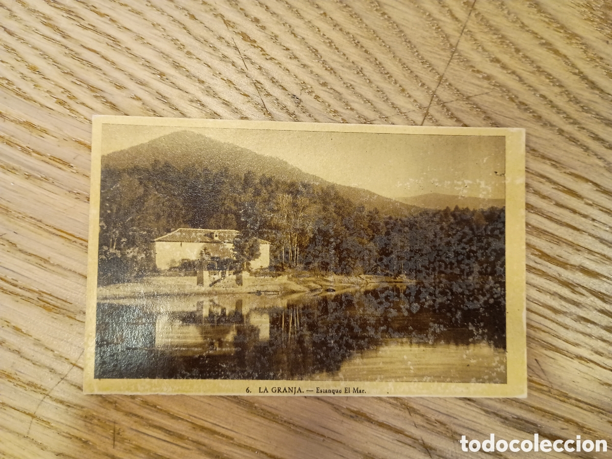 Postales: LA GRANJA DE SAN ILDEFONSO (SEGOVIA) - ESTANQUE EL MAR - HELIOTIPIA ART&Iacute;STICA ESPA&Ntilde;OLA, MADRID