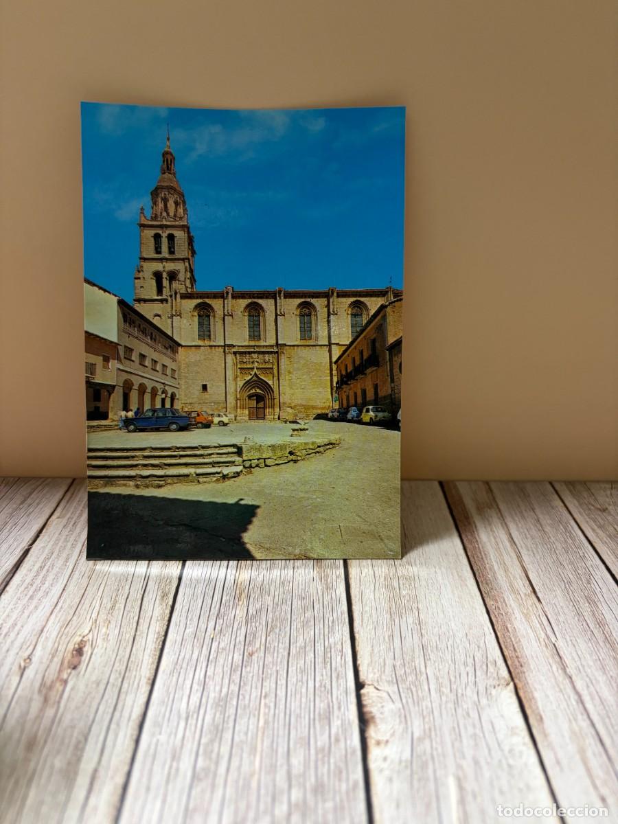 Postales: TARJETA POSTAL. VALLADOLID. N&ordm; 5.- MEDINA DE RIOSECO.IGLESIA DE SANTA MAR&Iacute;A. FACHA PRINCIPAL.ARRIBAS