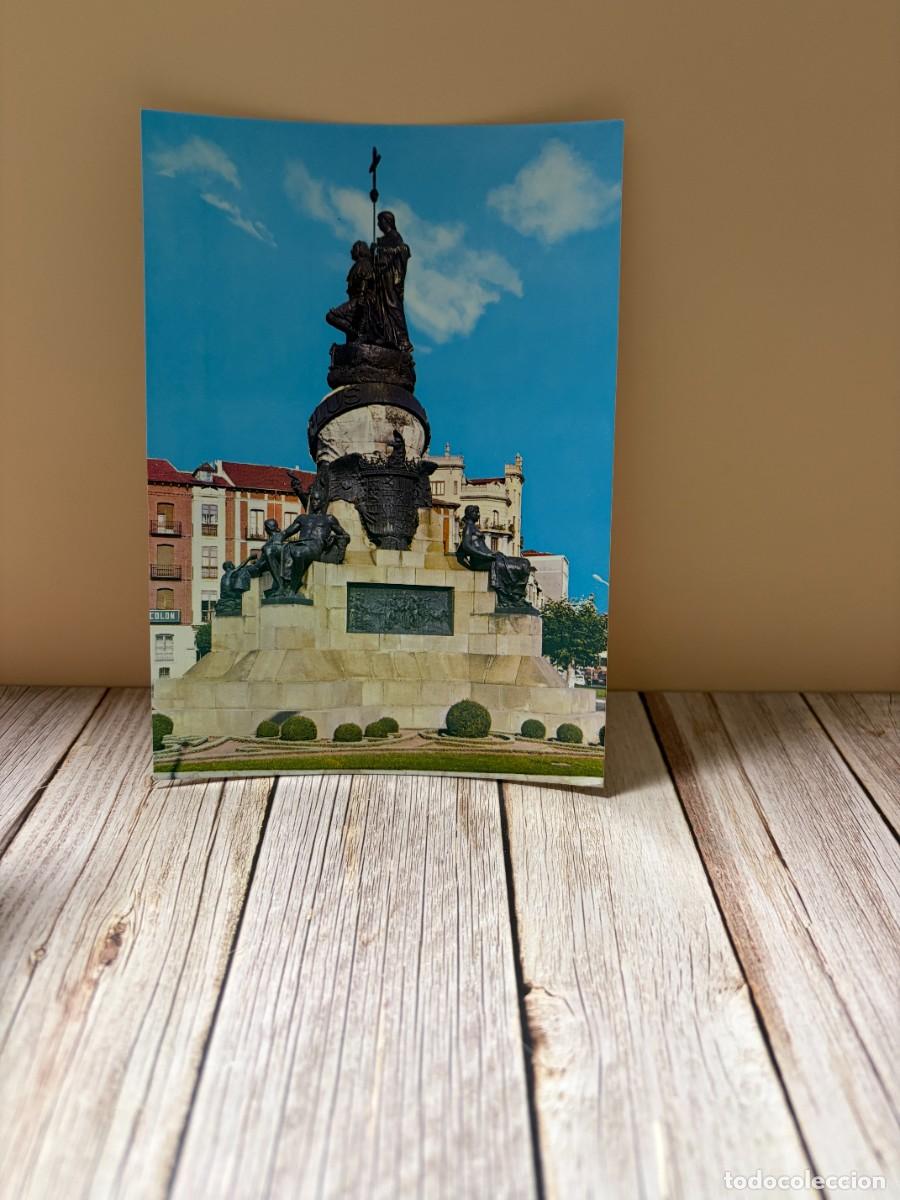 Postales: TARJETA POSTAL. VALLADOLID. 90.- MONUMENTO A CRIST&Oacute;BAL COL&Oacute;N. EDICIONES ARRIBAS