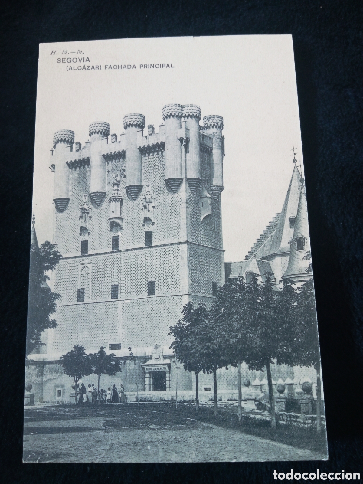 Postales: Antigua postal fotogr&aacute;fica, Segovia, Alc&aacute;zar, Fachada Principal