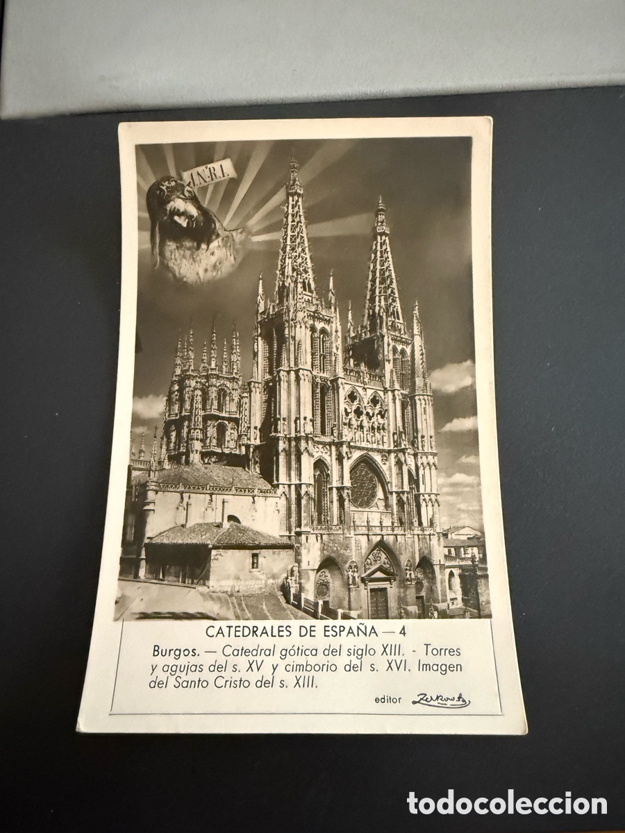 Postales: Postal. CATEDRALES DE ESPA&Ntilde;A. 4 - BURGOS