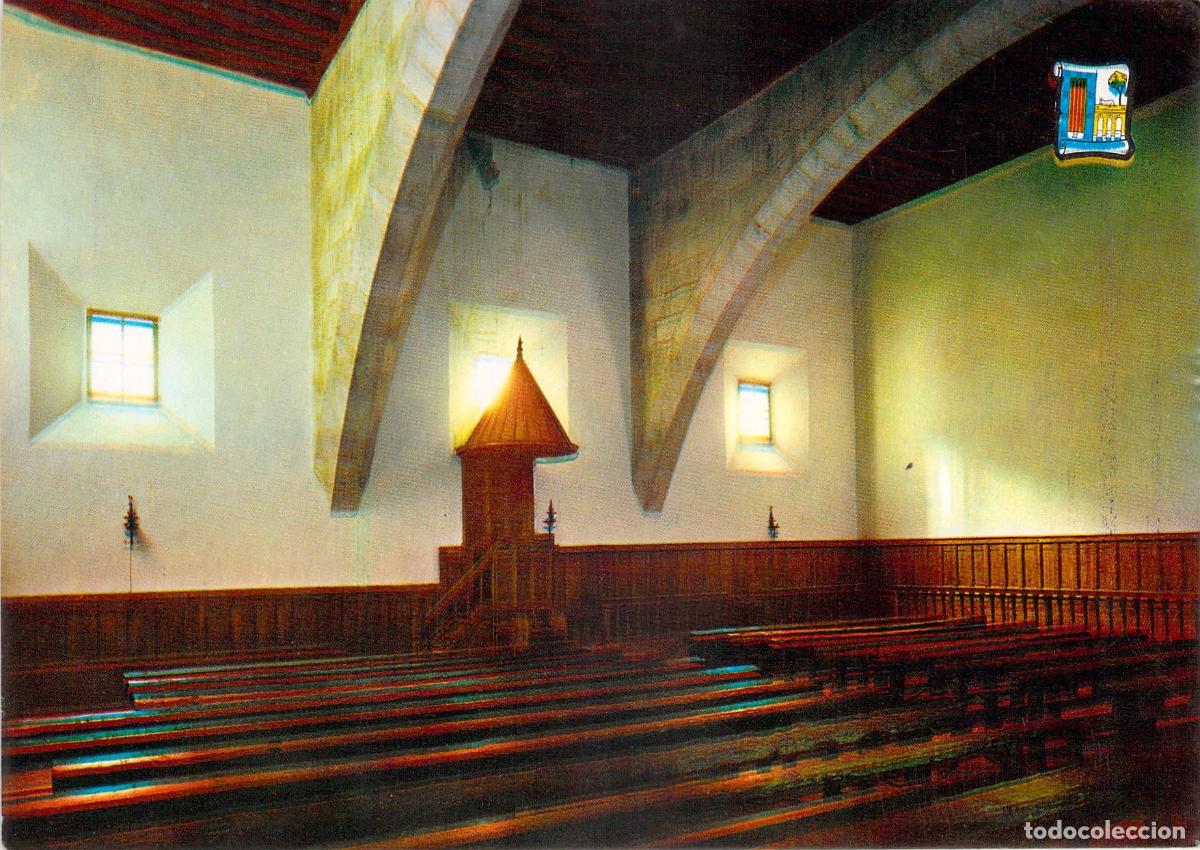 Postales: Postal del Aula de Fray Luis de Le&oacute;n en la Universidad de Salamanca