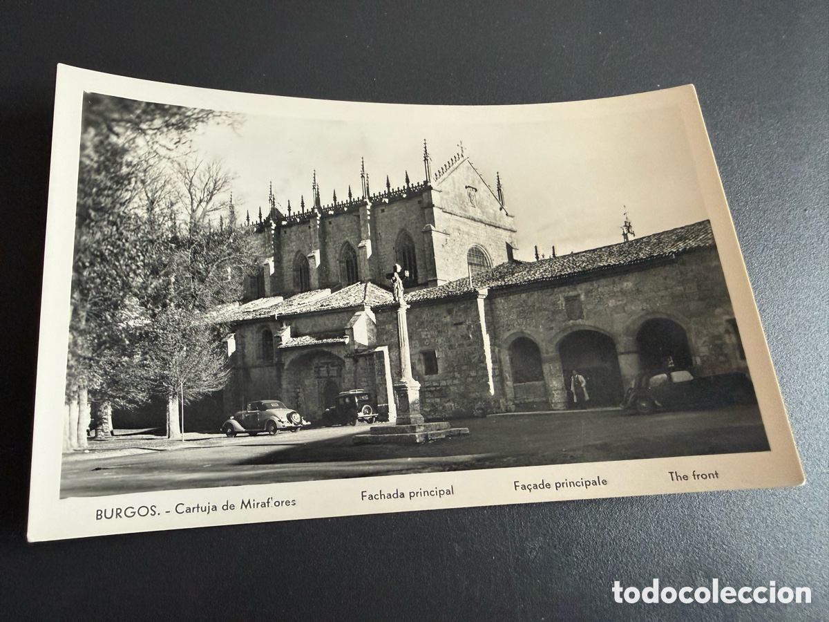 Postales: Postal BURGOS. Cartuja de Miraflores. Fachada Principal
