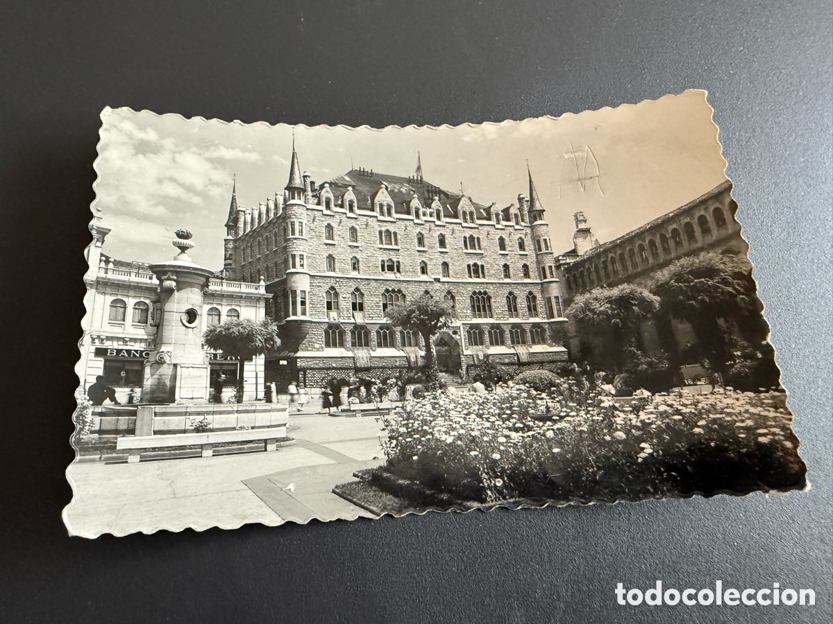 Postales: Postal. LEON. Edificio de la Caja de Ahorros y Monte de Piedad Ed Lujo