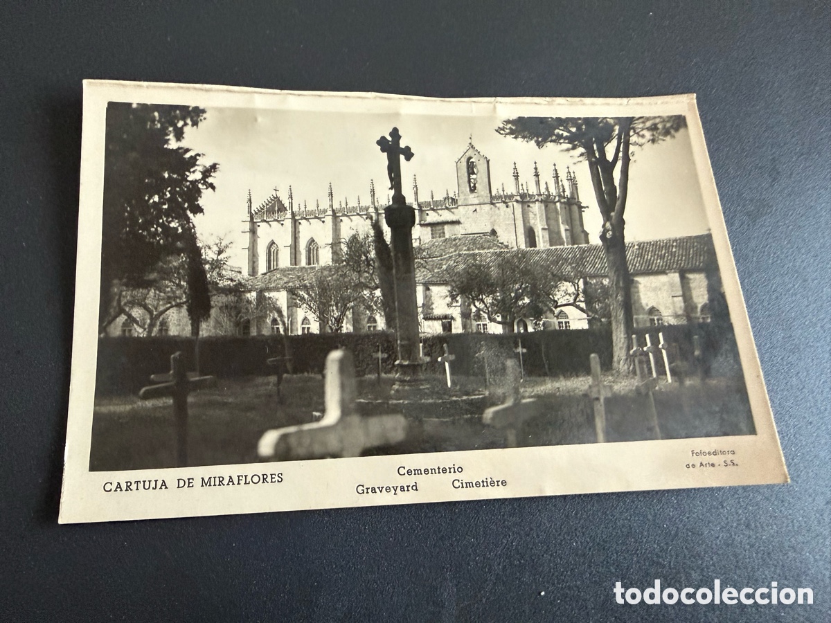 Postales: Postal. Cartuja de Miraflores ( Burgos). Cementerio