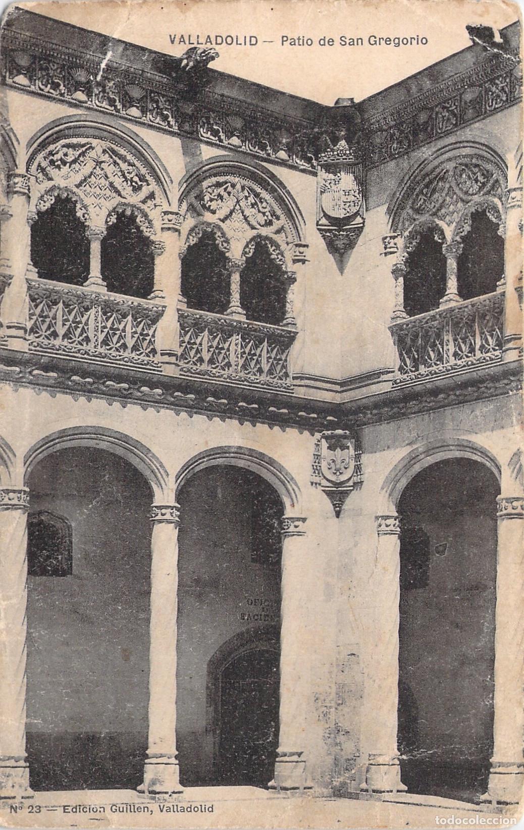 Postales: Postal de Valladolid - Patio de San Gregorio