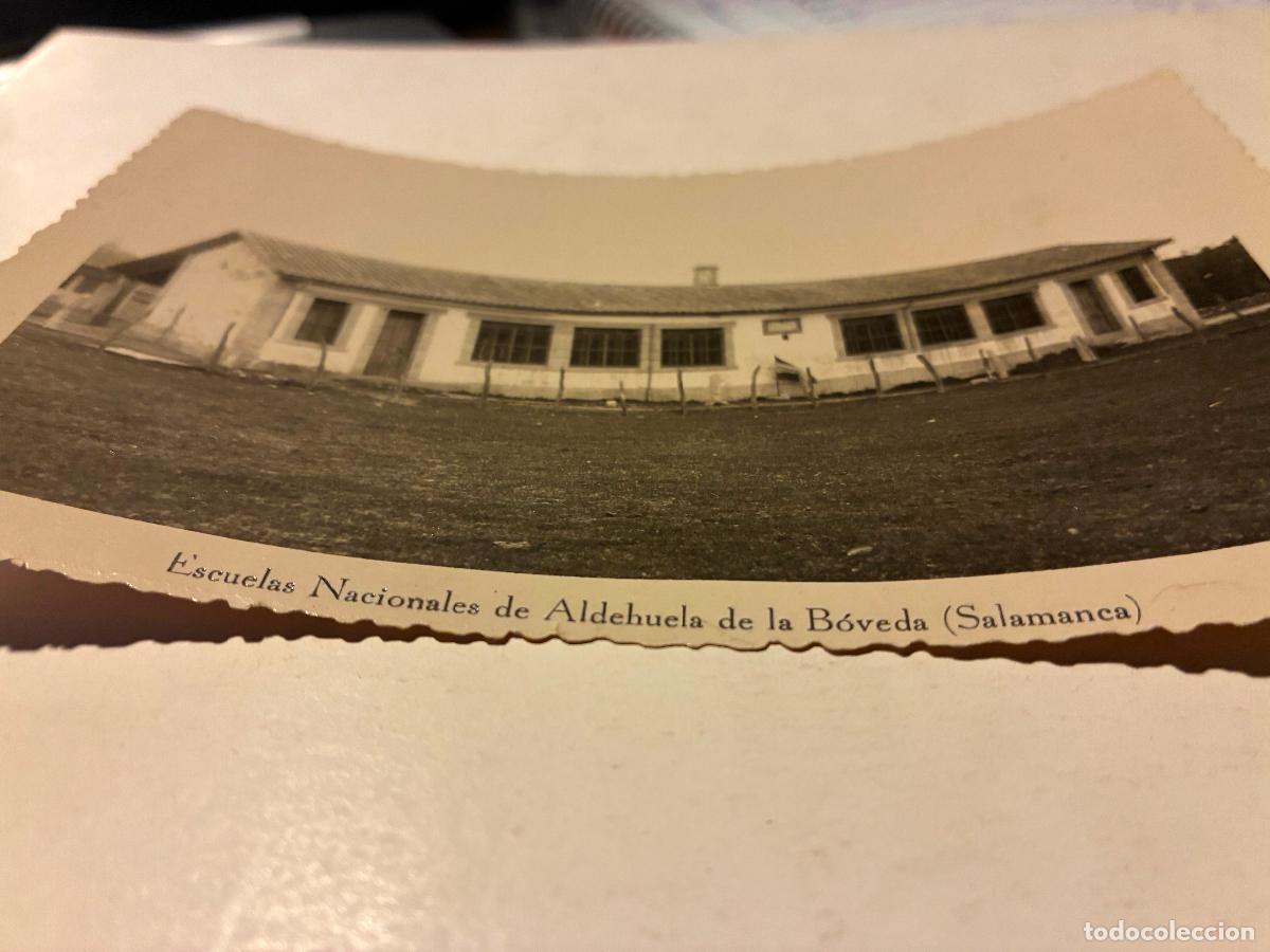 Postales: Salamanca postal escuelas nacionales de Aldehuela de la B&oacute;veda escrita en 1958 ver fotos