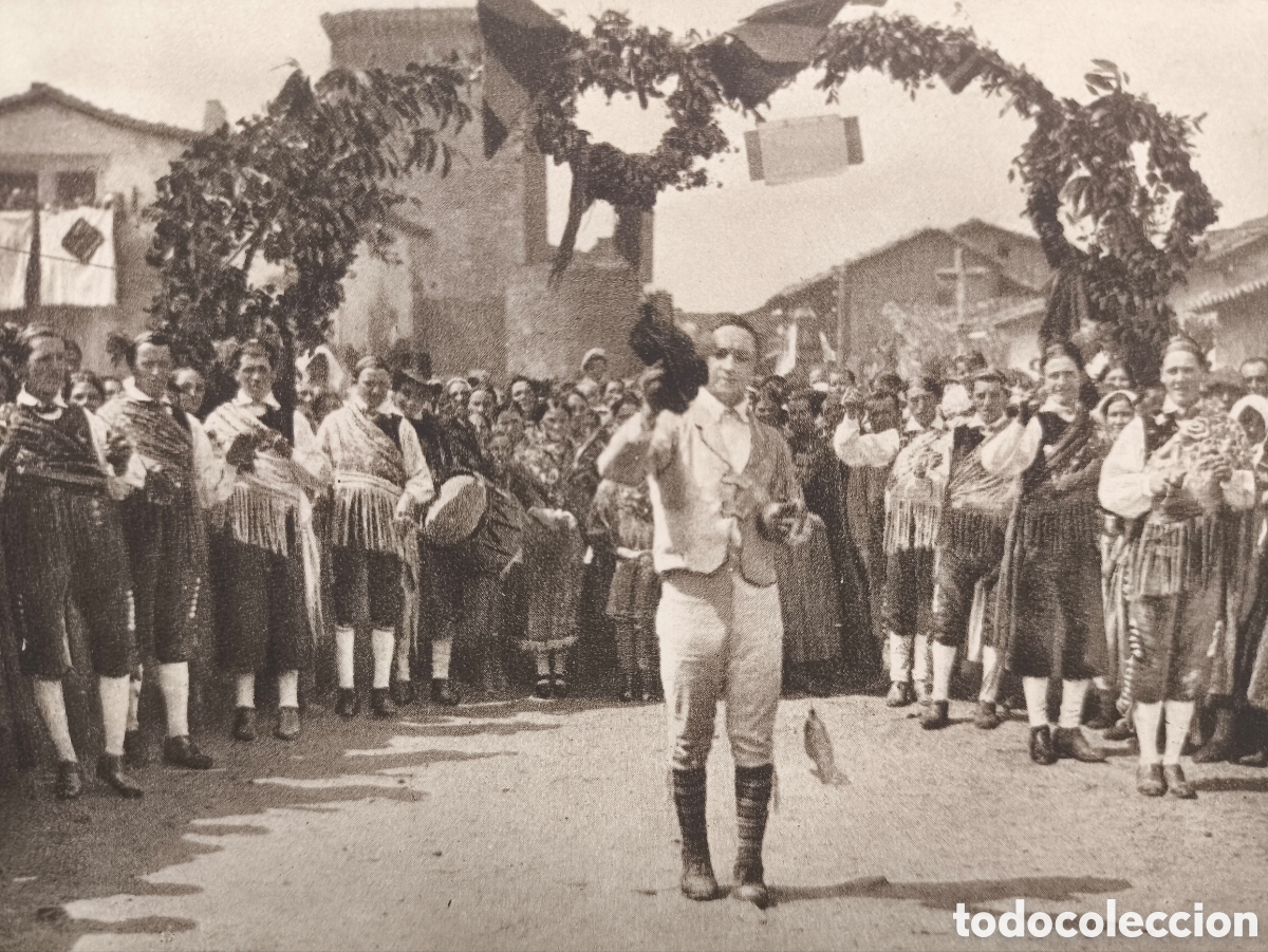 Postales: MIRANDA DEL CASTA&Ntilde;AR DANZA POSTAL FOTOGRAF&Iacute;A PRINCESA PILAR SALAMANCA C. 1915