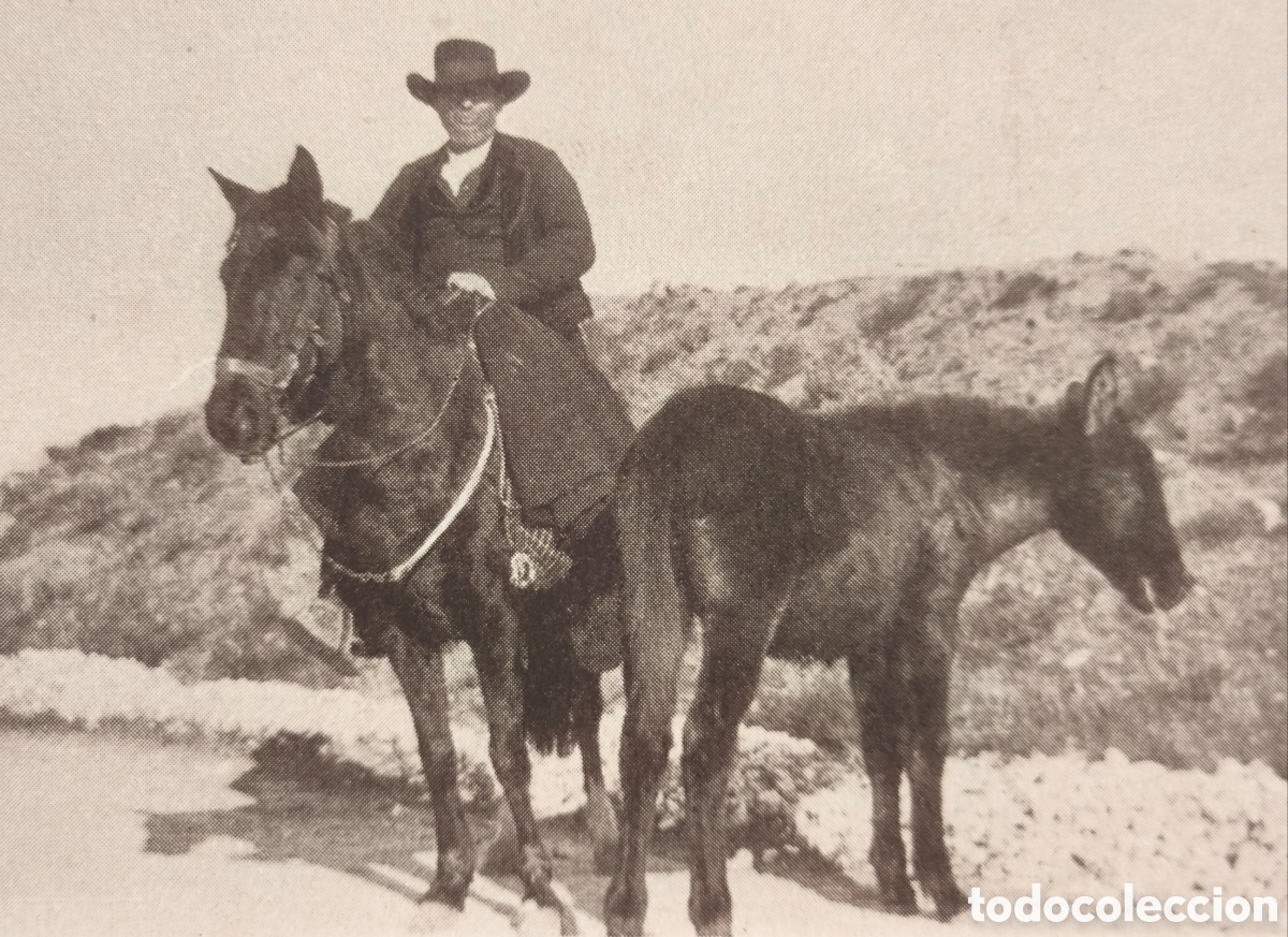 Postales: HOMBRE A CABALLO CAMINO DE &Aacute;VILA POSTAL FOTOGRAF&Iacute;A PRINCESA PILAR C. 1915