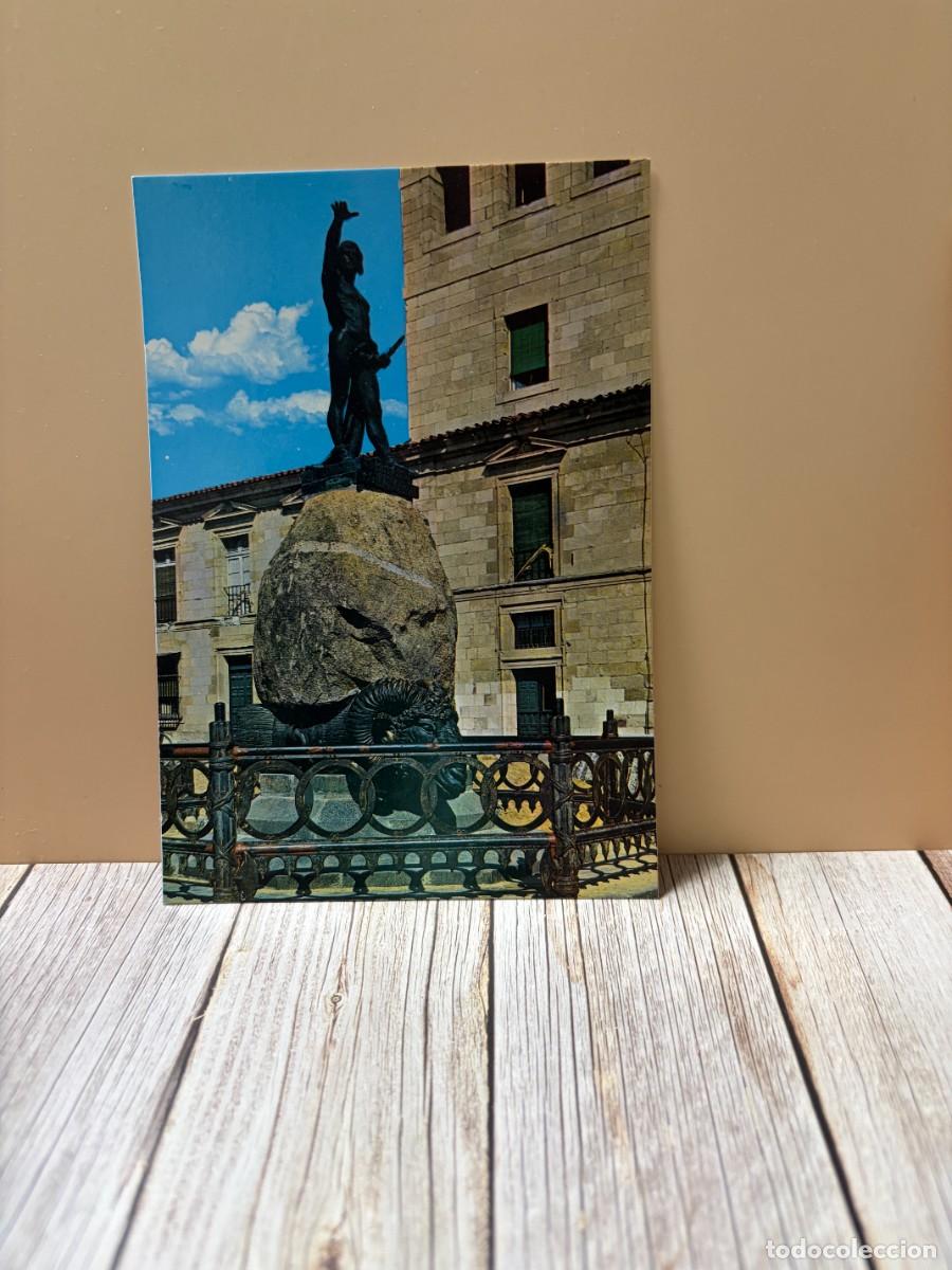 Postales: TARJETA POSTAL. ZAMORA. 52.- MONUMENTO A VIRIATO. EDICIONES ARRIBAS