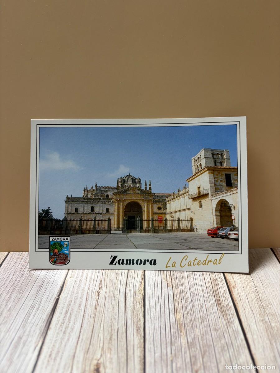 Postales: TARJETA POSTAL. ZAMORA. 110.- ENTRADA AL ATRIO DE LA CATEDRAL. EDICIONES ARRIBAS
