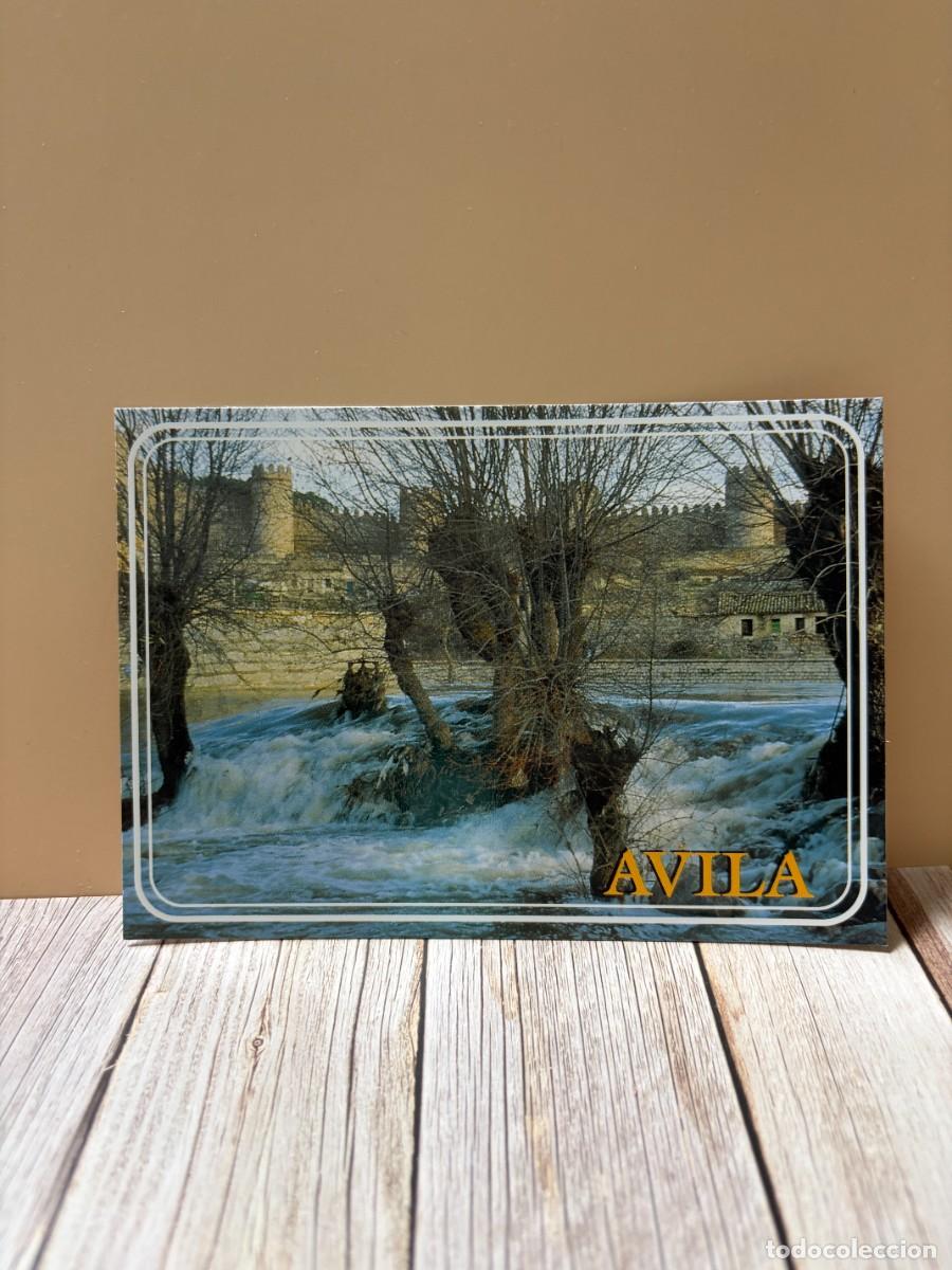 Postales: TARJETA POSTAL. LE&Oacute;N. 85.- MURALLAS Y R&Iacute;O ADAJA. EDICIONES ARRIBAS