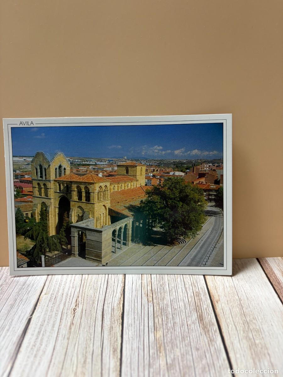 Postales: TARJETA POSTAL. &Aacute;VILA. 87.- BAS&Iacute;LICA DE SAN VICENTE. EDICIONES ARRIBAS