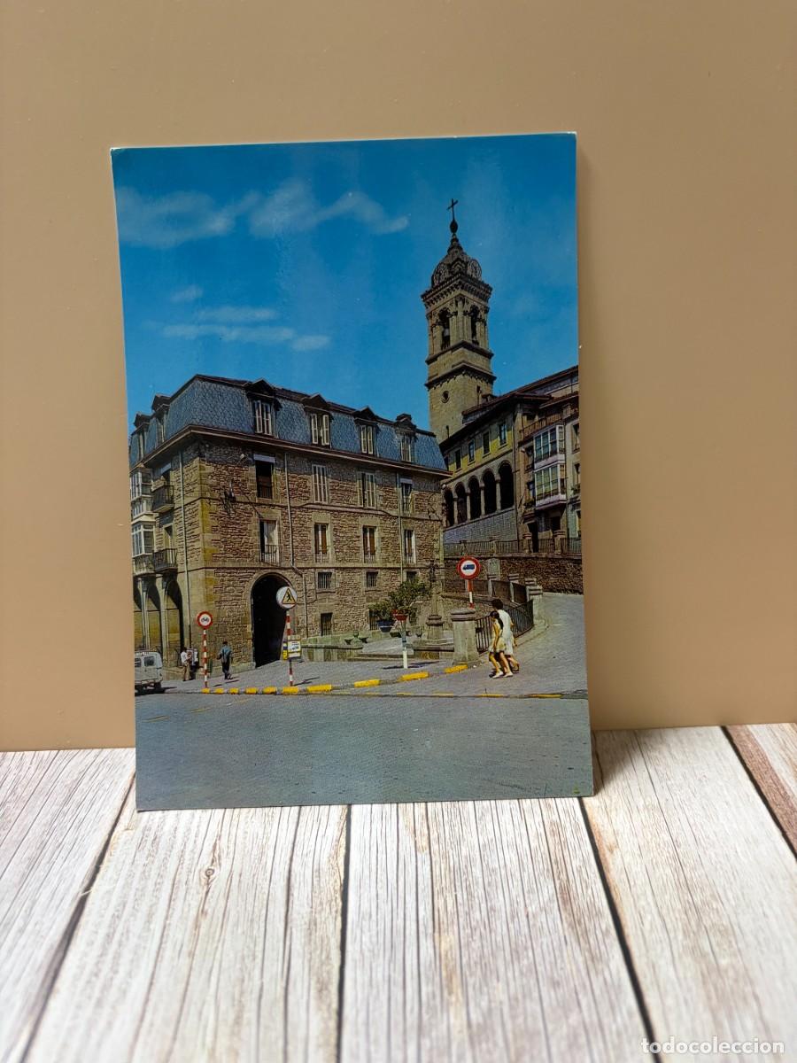Postales: TARJETA POSTAL. VITORIA. 2029.- CUESTA DE SAN FRANCISCO. IGLESIA DE SAN VICENTE. EDICIONES ARRIBAS