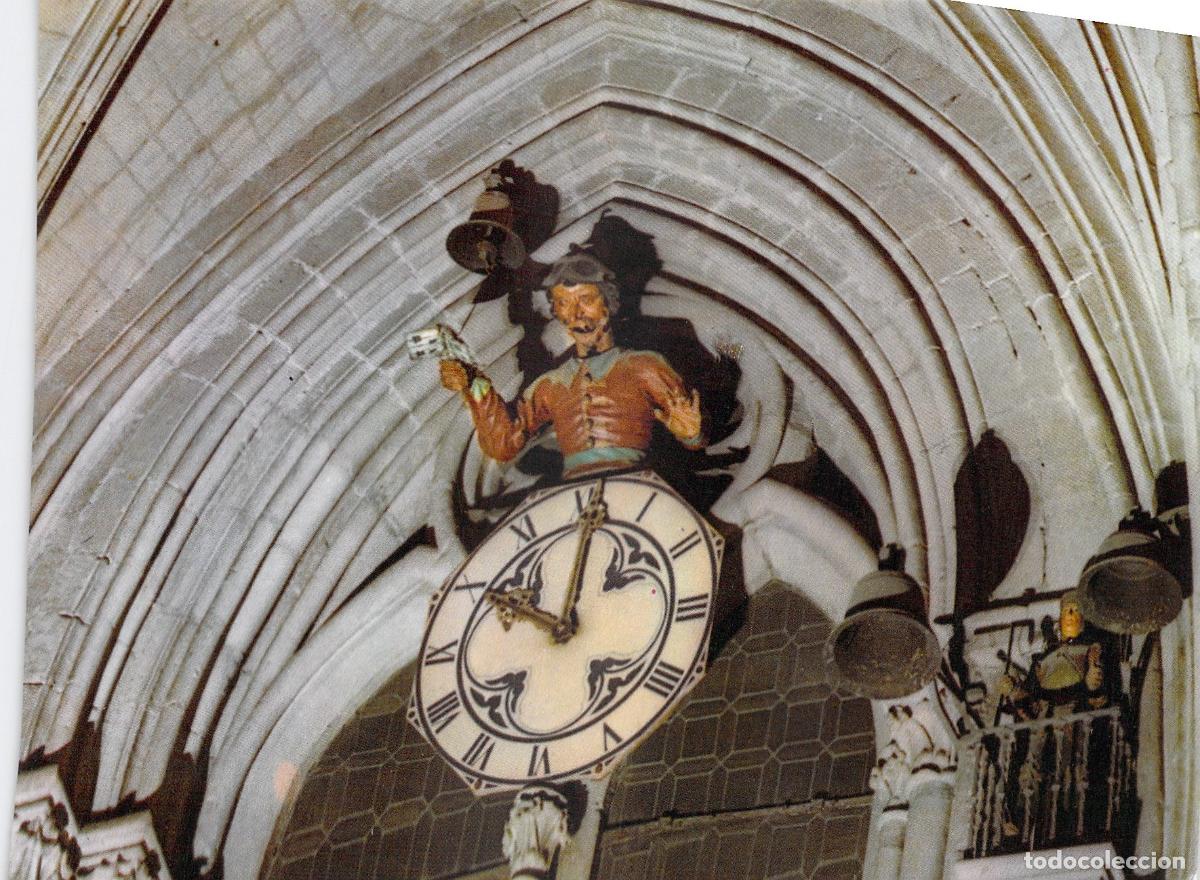 Postales: Postal Burgos Catedral El Papamoscas Reloj Aut&oacute;mata