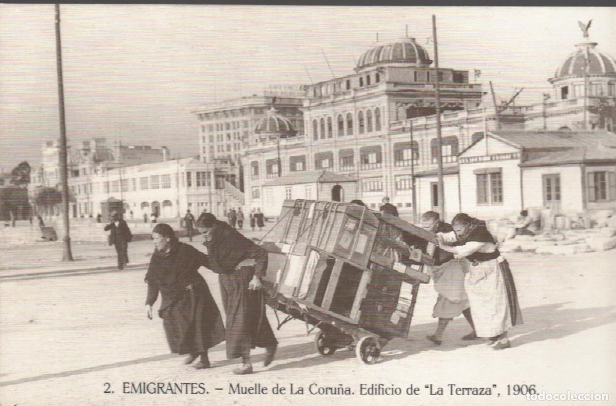 Postales: 1900-30 Salamanca.Emigraci&oacute;n/Emigrantes espa&ntilde;oles en Am&eacute;rica. 60 L&aacute;minas modernas de T.P. antiguas