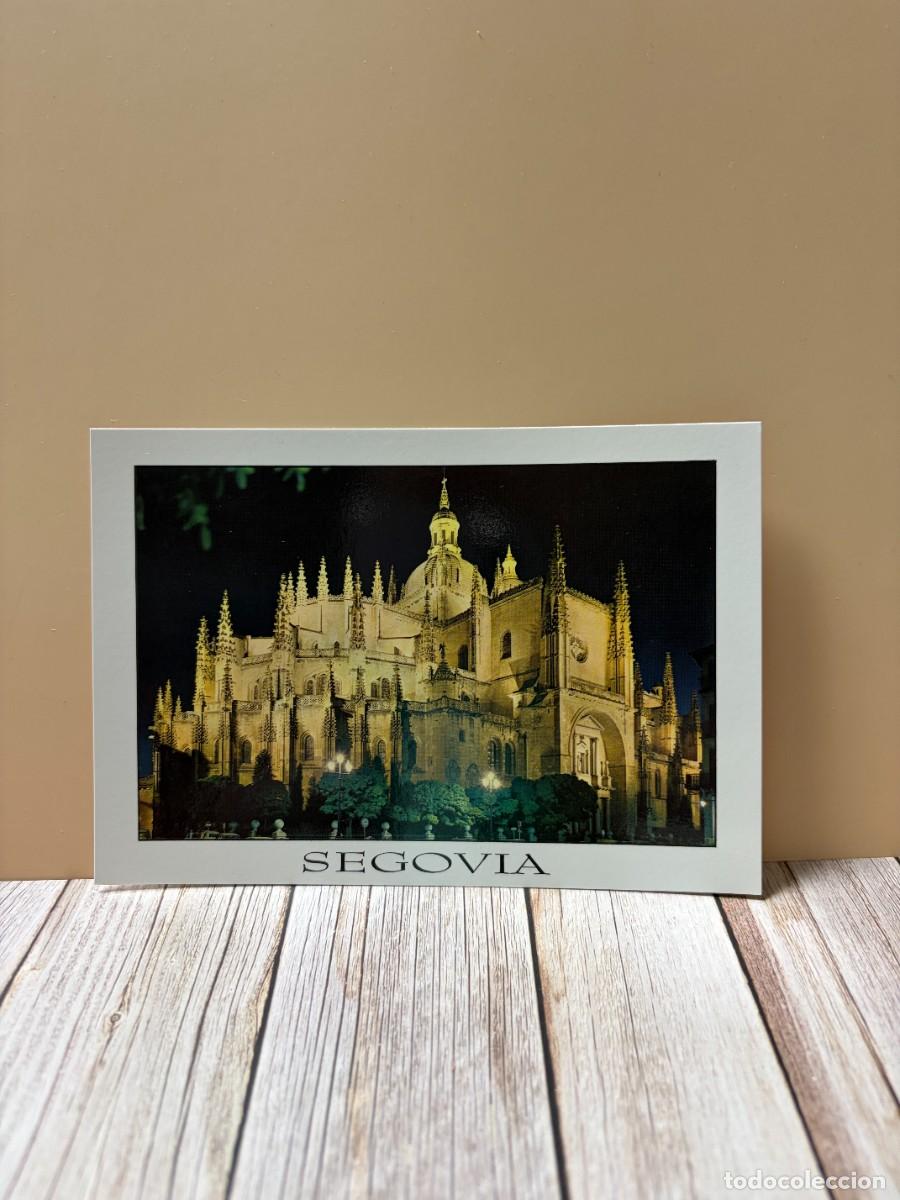 Postales: TARJETA POSTAL. SEGOVIA. 61.- CATEDRAL. NOCTURNA. EDICIONES ARRIBAS