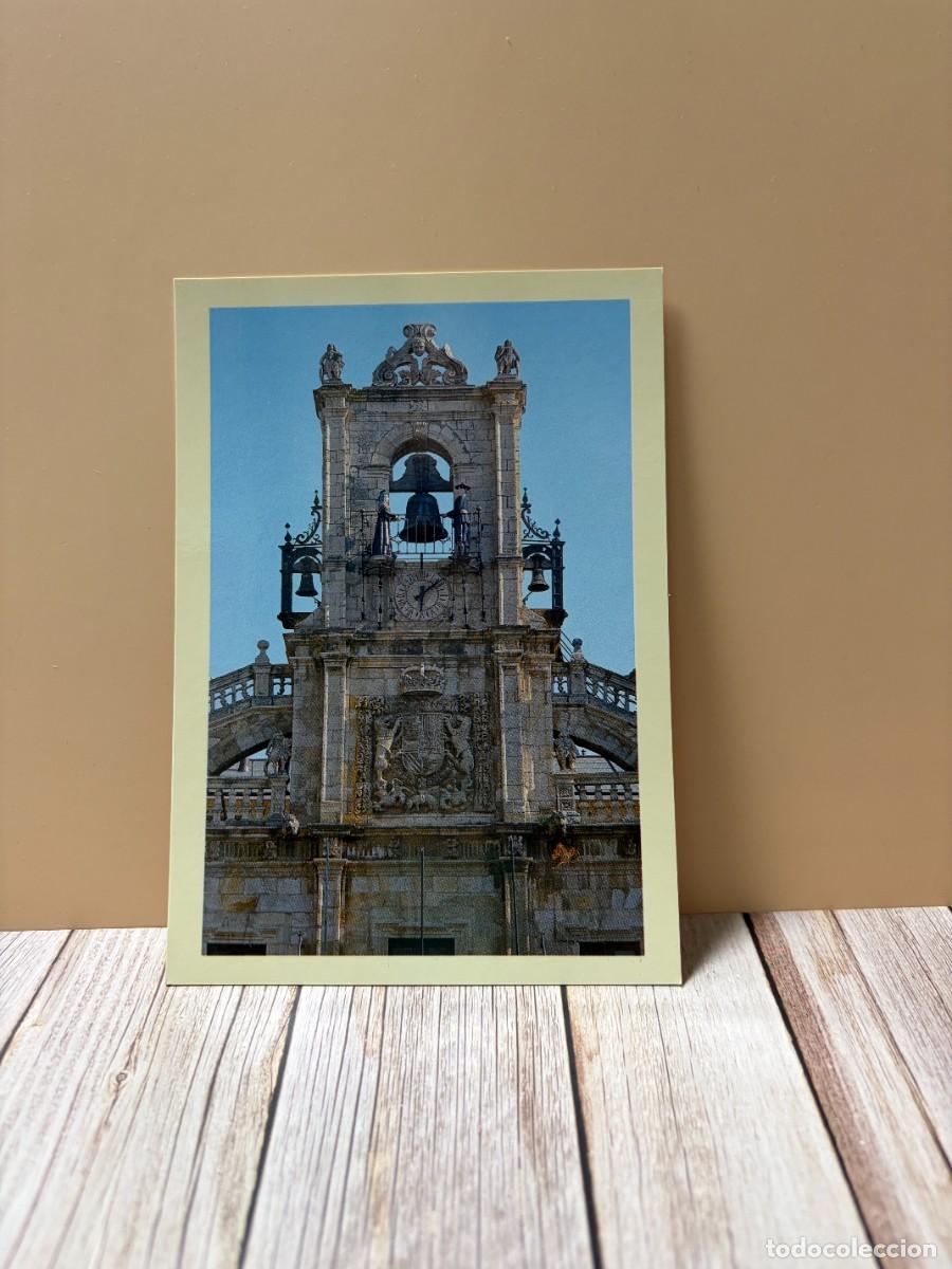 Postales: TARJETA POSTAL. LE&Oacute;N. 32.- ASTORGA. AYUNTAMIENTO. DETALLE. EDICIONES ARRIBAS