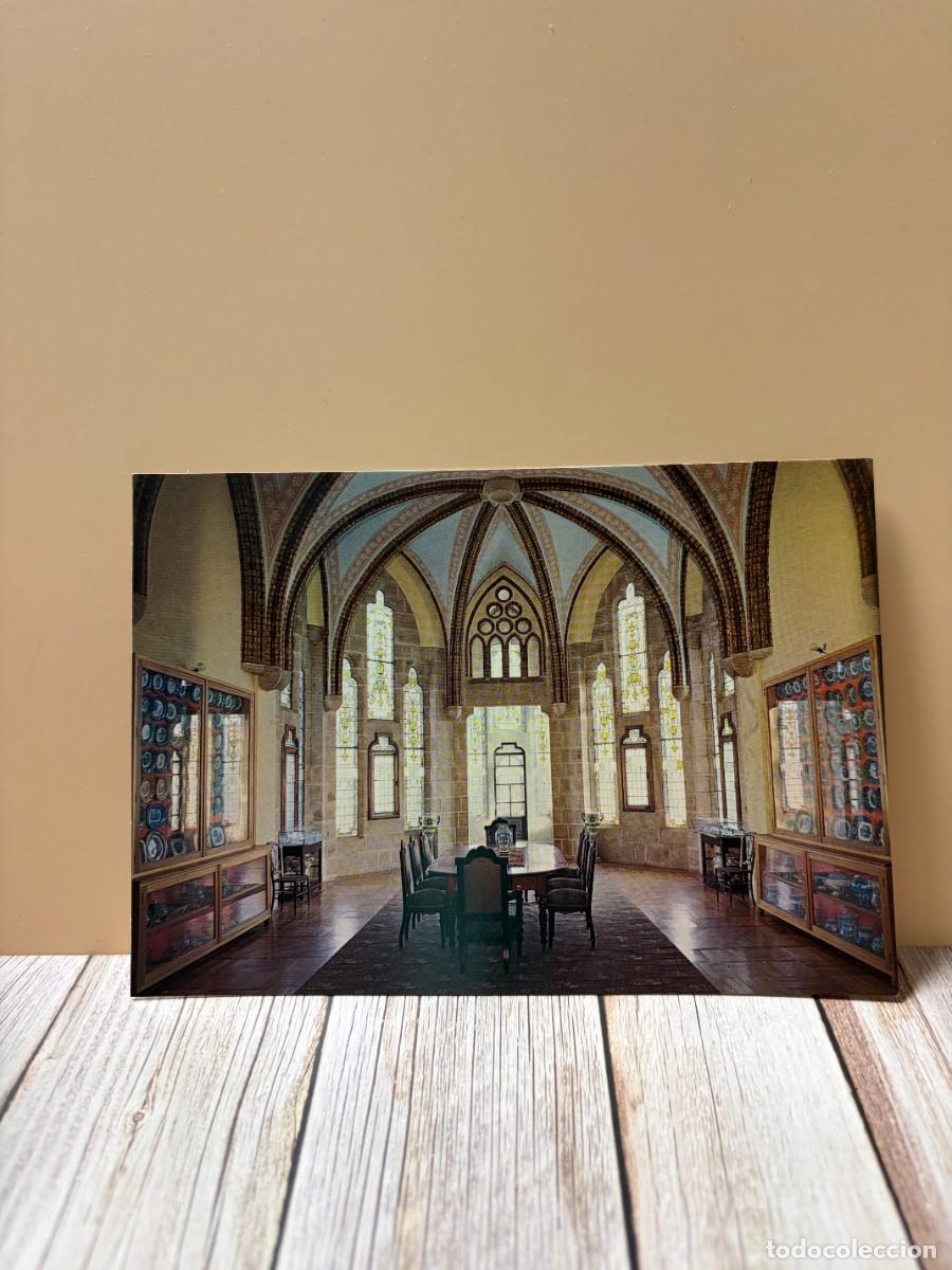Postales: TARJETA POSTAL. LE&Oacute;N. 18.- PALACIO DE GAUDI. COMEDO DE GALA. EDICIONES ARRIBAS