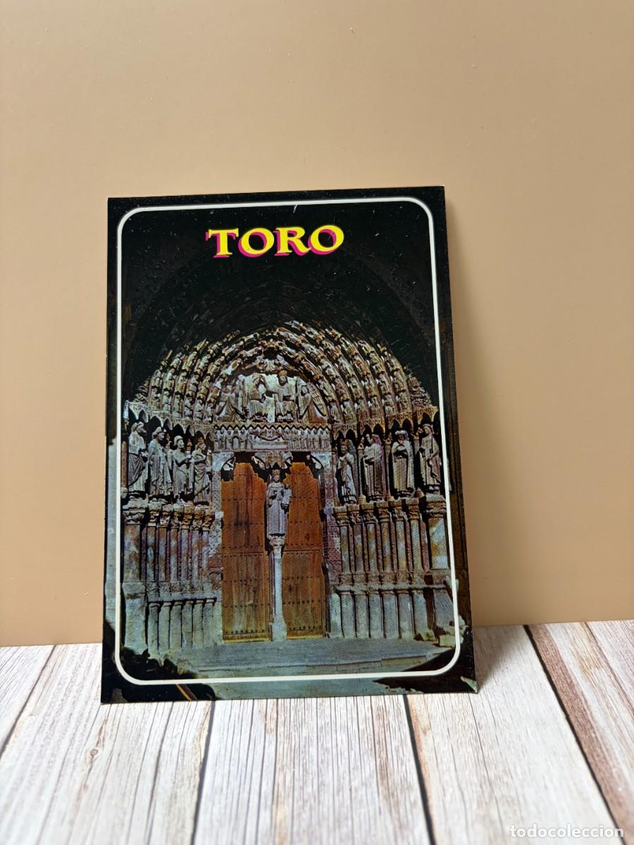 Postales: TARJETA POSTAL. ZAMORA. 11.- TORO. PORTADA OCCIDENTAL DE SANTA MAR&Iacute;A LA MAYOR. EDICIONES ARRIBAS
