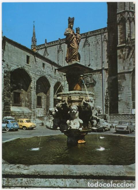 Postales: em04620 burgos plaza de santa maria fuente 1968 arribas n&ordm;2046 sc gordini seat 600