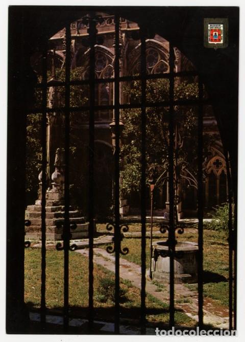 Postales: em04627 burgos catedral jardin del claustro 1970 fisa n&ordm;154 sc