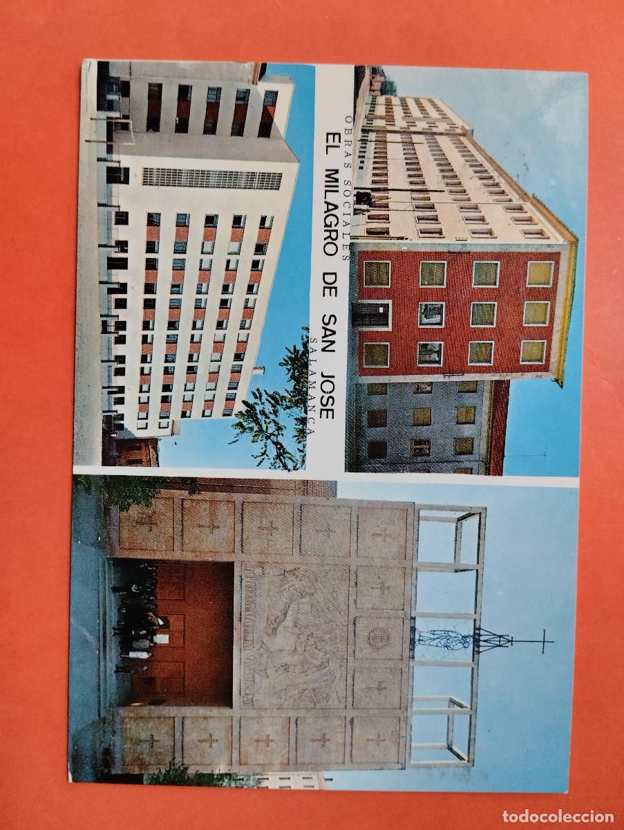 Postales: OBRAS SOCIALES EL MILAGRO DE SAN JOSE. SALAMANCA VER REVERSO