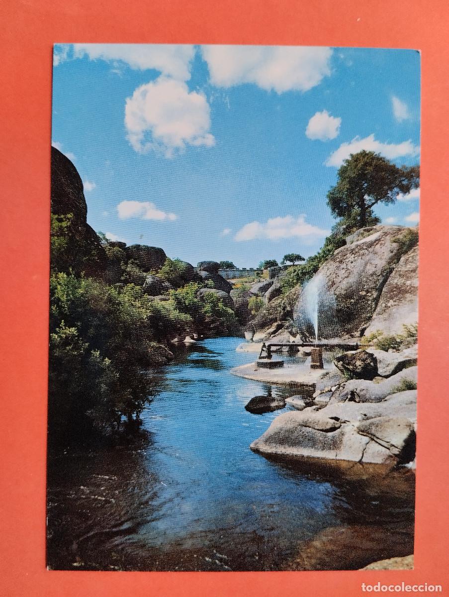 Postales: SALAMANCA BA&Ntilde;OS DE RETORTILLO RIO YELTES Y CHORRO MANANTIAL