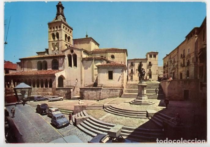 Postales: em04636 segovia san martin y plaza medina del campo 1963 arribas n&ordm;2017 sc seat 600