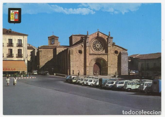 Postales: em04638 avila iglesia de san pedro 1969 fisa n&ordm;64 sc coches