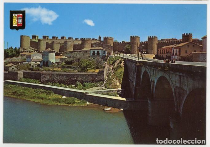 Postales: em04640 avila rio adaja y murallas 1963 fisa n&ordm;10 sc