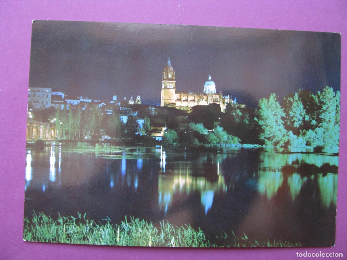Postales: POSTAL DE SALAMANCA. VISTA PARCIAL NOCTURNA. MANIPEL. ESCRITA 1973