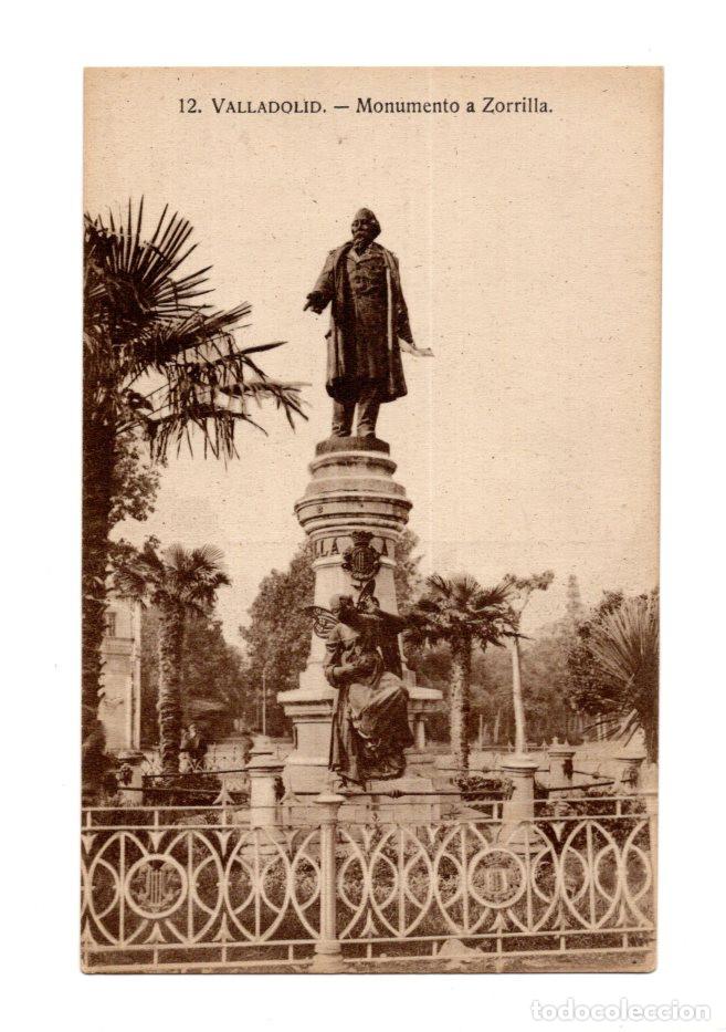Postales: VALLADOLID.- MONUMENTO A ZORRILLA.