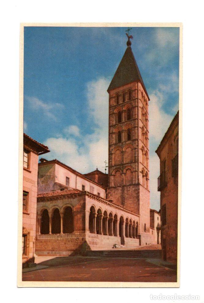 Postales: 8 SEGOVIA.- IGLESIA DE SAN ESTEBAN. L'&Eacute;GLISE DE S. ETIENNE. SAINT STEPHEN'S CHURCH.