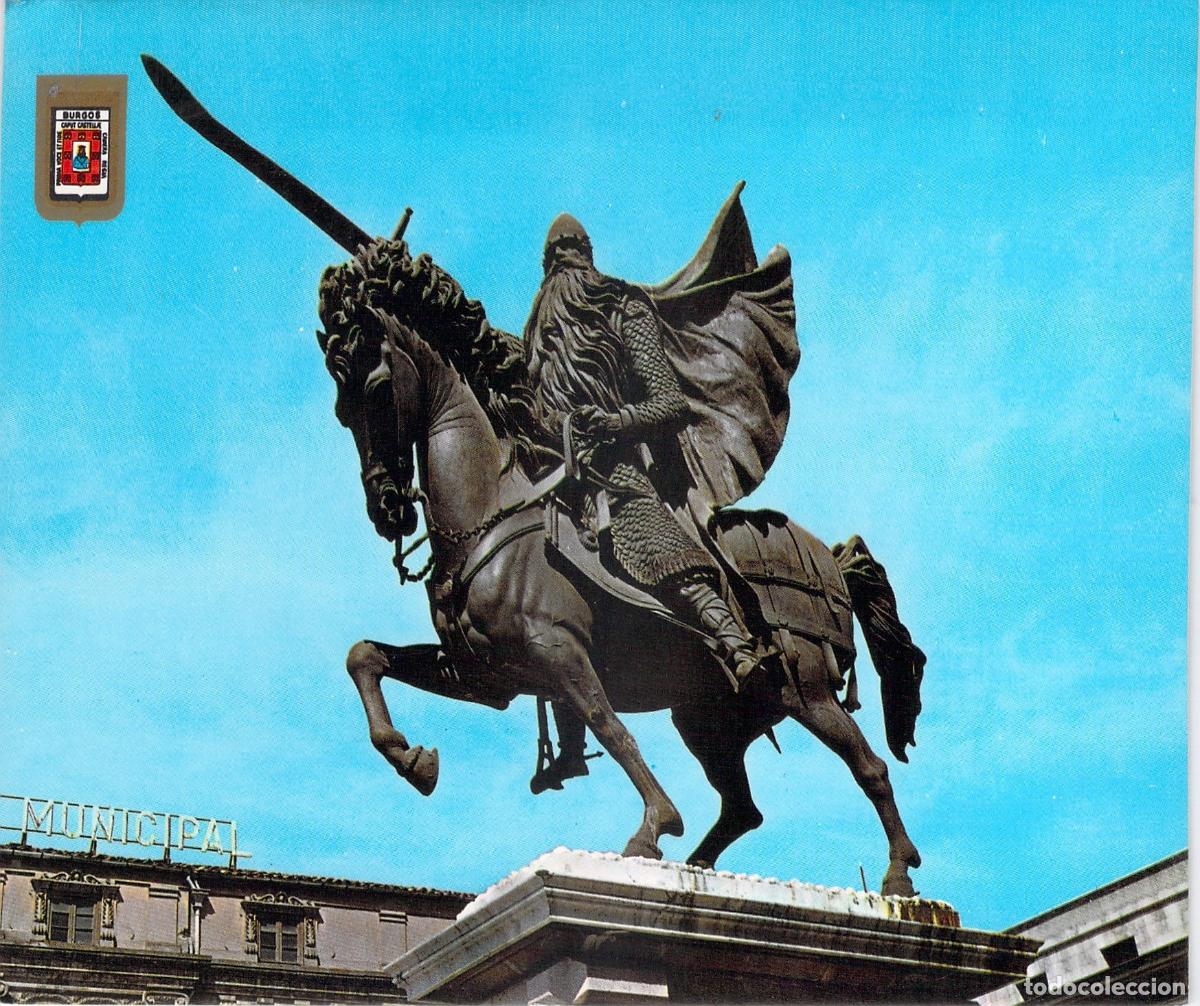 Postales: Postal de la Estatua del Cid Campeador en Burgos