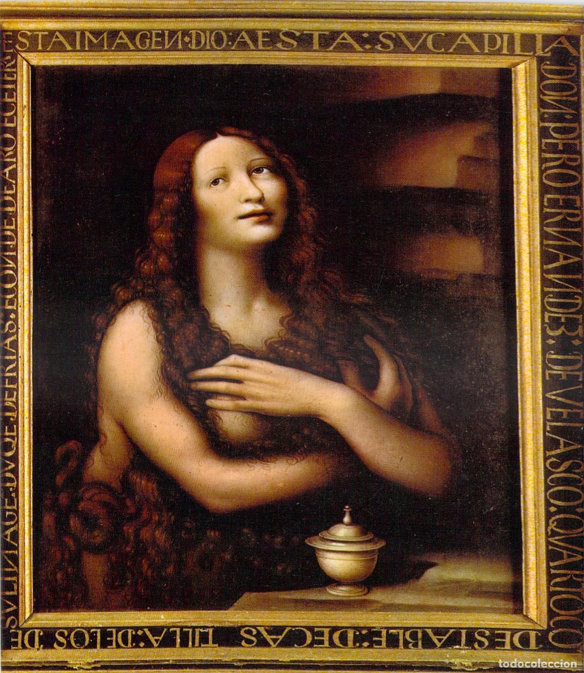 Postales: Postal Burgos Catedral Pintura La Magdalena Leonardo Da Vinci