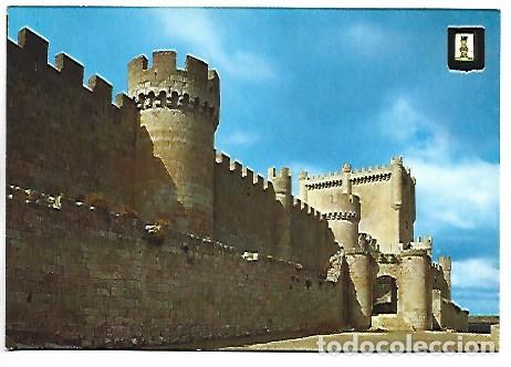 Postales: ENTRADA AL CASTILLO / ENTRANCE TO THE CASTLE.- PE&Ntilde;AFIEL / VALLADOLID