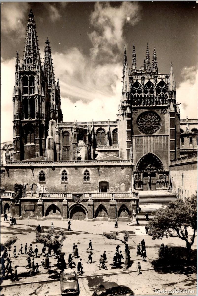 Postales: Burgos - Portada del Sarmental - Arribas 1009 - 150x100mm - Escolares de Uniforme