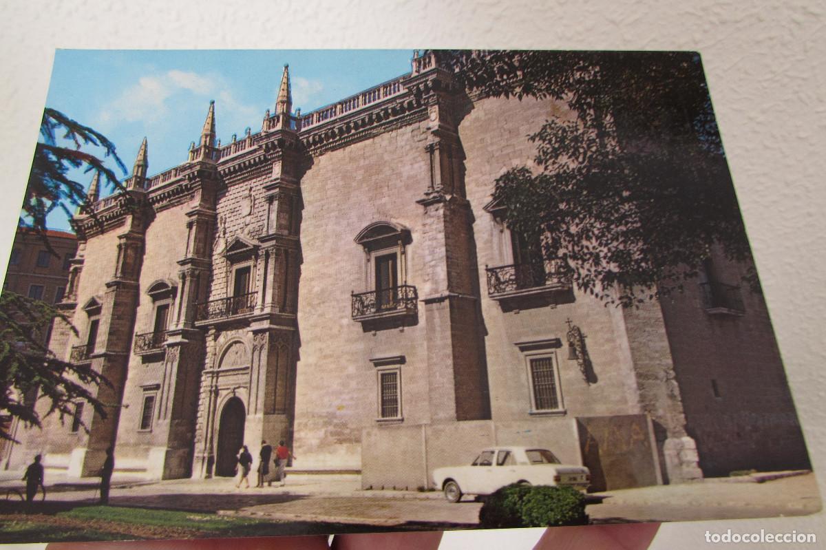 Postales: 5 POSTAL VALLADOLID - PALACIO DE SANTA CRUZ COCHE